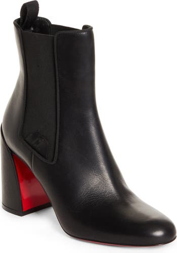 CHRISTIAN LOUBOUTIN Turelastic 55 croc-effect patent-leather Chelsea boots