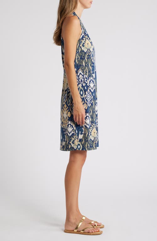 Shop Tommy Bahama Sandy Vista Cove Shift Dress In Island Navy