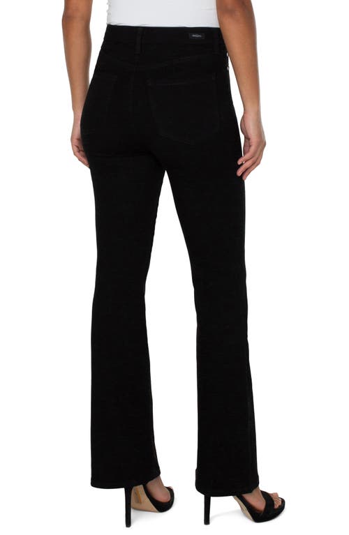 Shop Liverpool Lucy High Waist Bootcut Jeans In Black Rinse