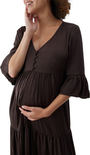 Ingrid & Isabel® Tiered Maternity/Nursing Dress