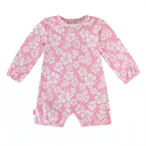 Uv Skinz Uv Sunzie In Pink Hibiscus Gingham
