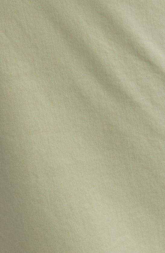 Shop Scott Barber Microsanded Cotton Stretch Twill Shorts In Sage