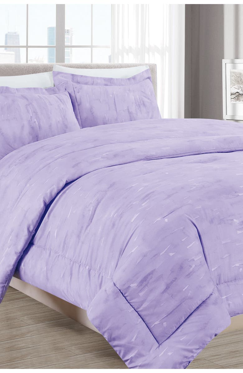 Melange Home Sleepy Texture Comforter 2, Lavender Twin Xl Bedding