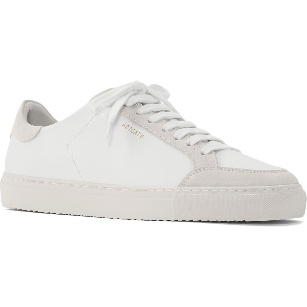 Axel Arigato Clean 90 Triple Sneaker In White/beige