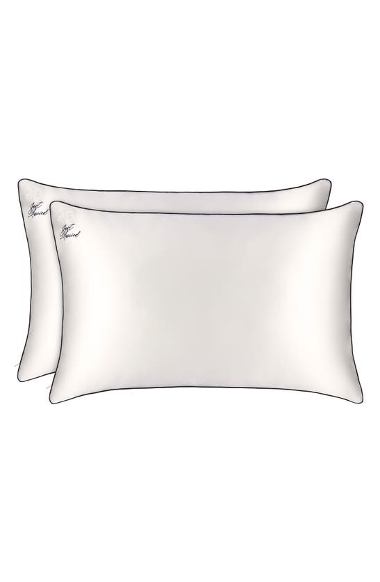 Slip Just Married Pure Silk Pillowcase Duo ModeSens