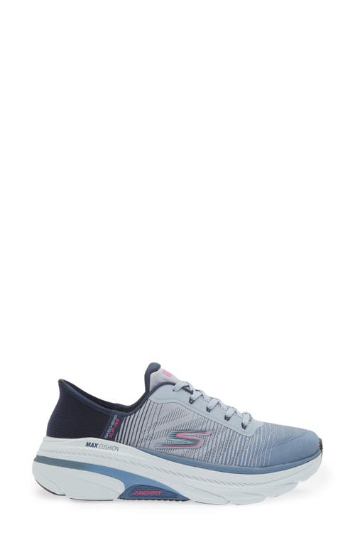 Shop Skechers Max Cushioning Arch Fit® In Navy/pink