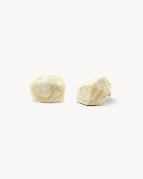 Machete Sculpture Studs In Ivory