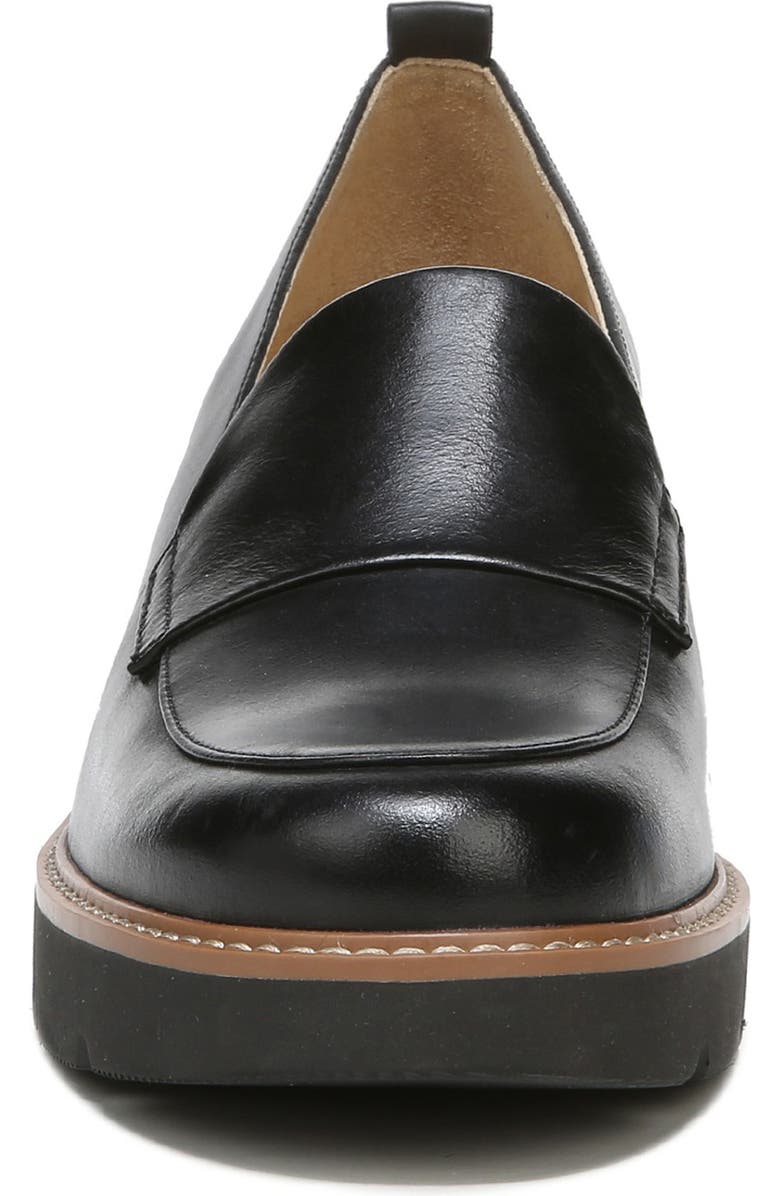 Naturalizer Darry Leather Loafer, Alternate, color, Black