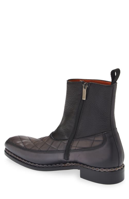 Mezlan Musico Boot In Dark Grey/black