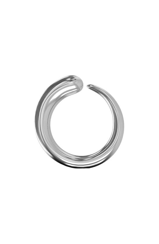 Shop Khiry Khartoum Stackable Ring In Polished Silver