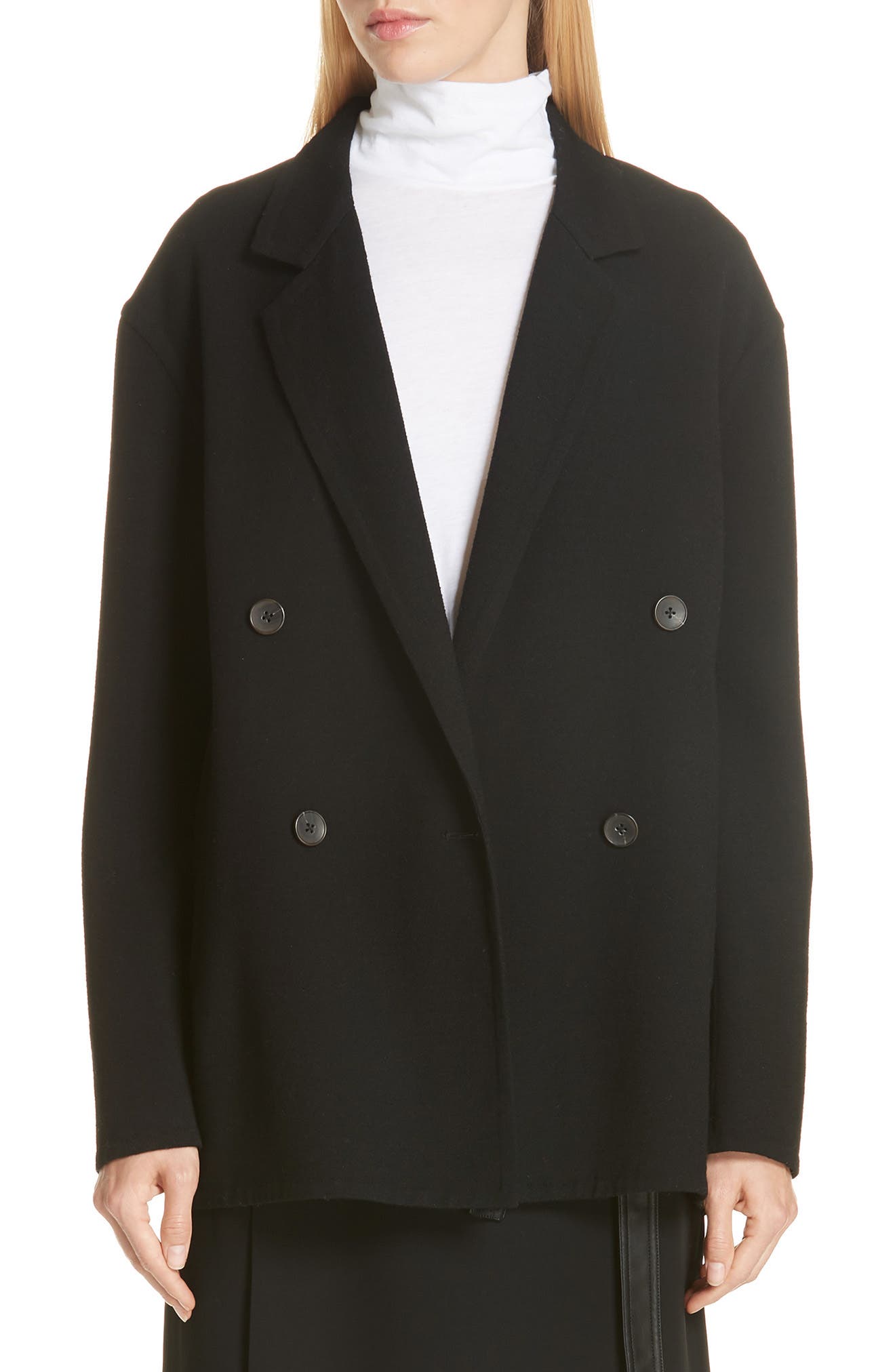 vince double breasted blazer