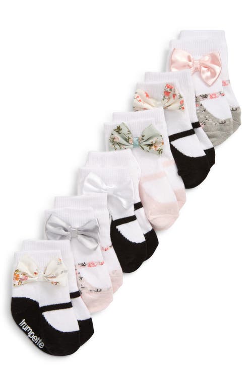 Trumpette Mille Assorted 6-pack Socks In Black