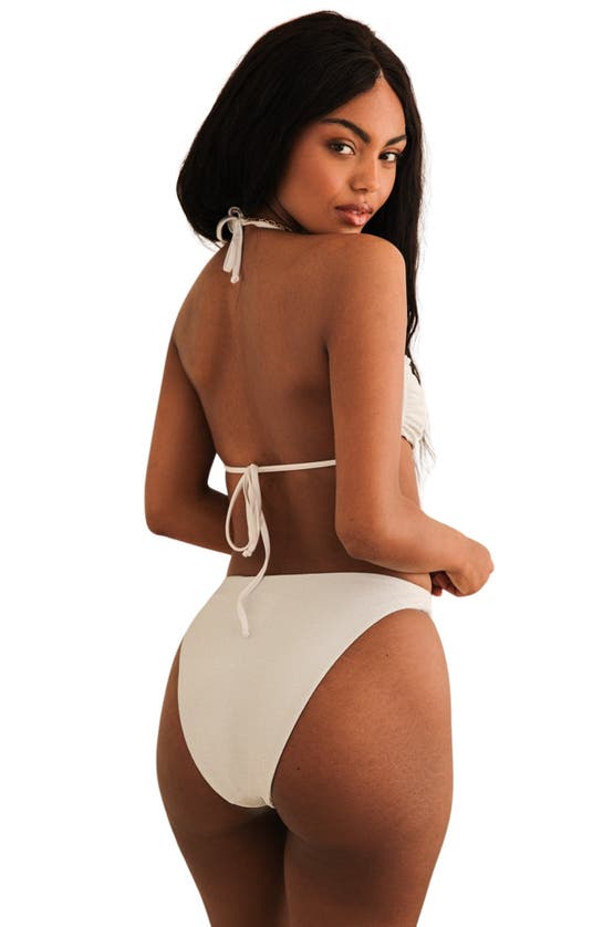 Dippin Daisys Valentina Tie Straps Bandeau Bikini Top In Diamond