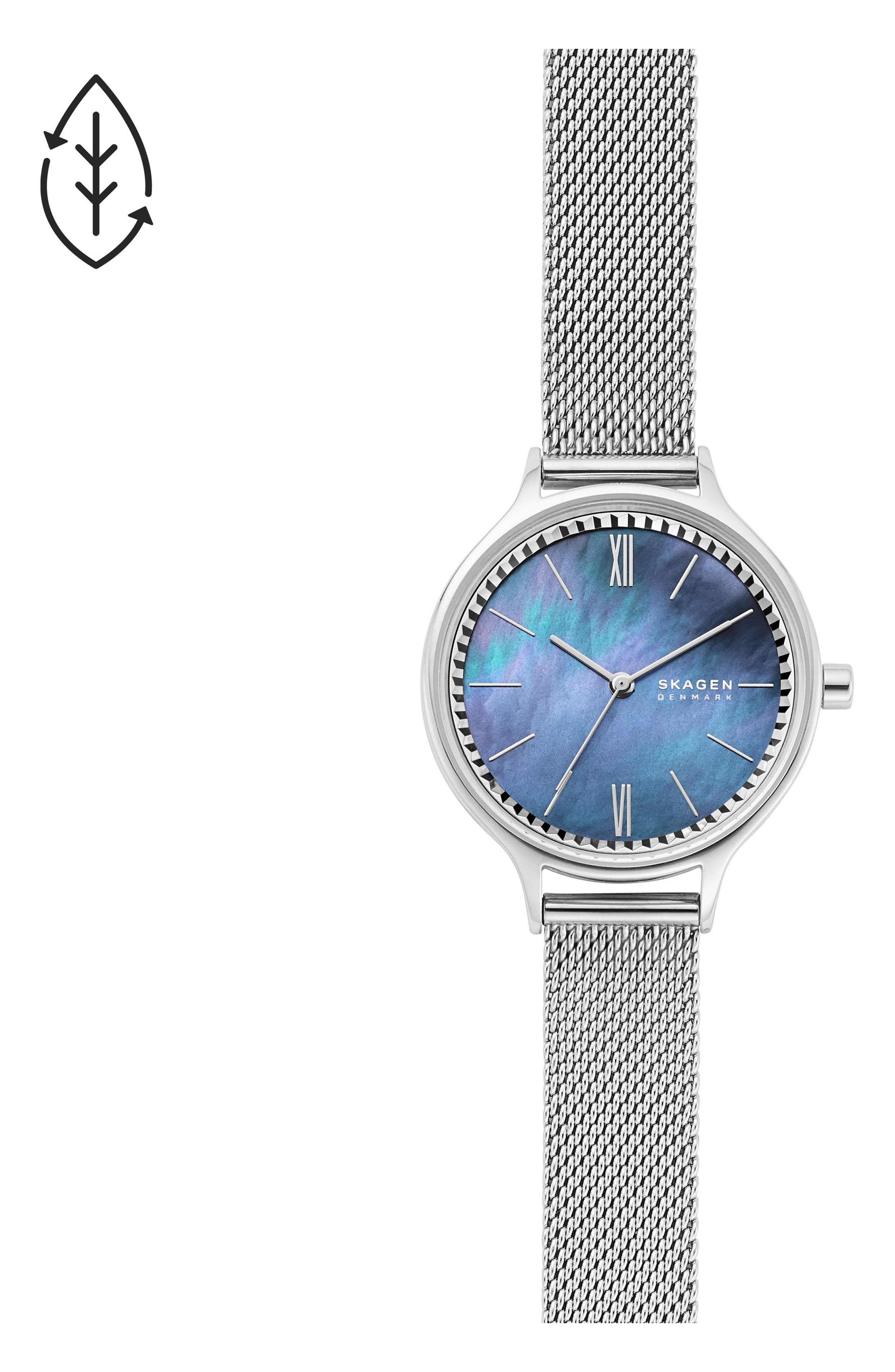 skagen mesh strap