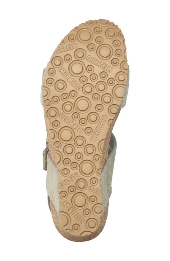 Shop Mephisto Lissandra Platform Wedge Sandal In Light Khaki