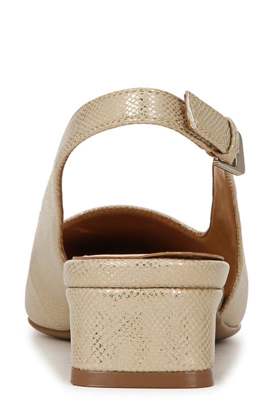 Soul Naturalizer Ginger Slingback Pump In Gold