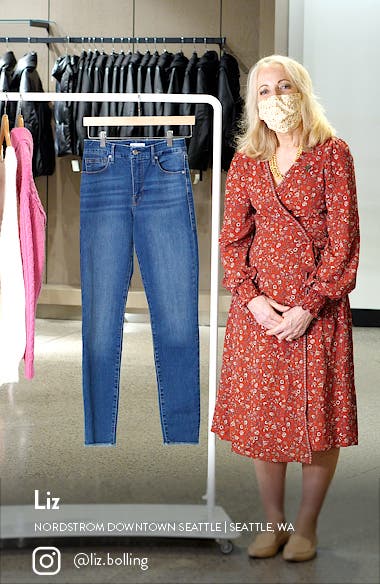 Good American Good Legs Frayed Hem 