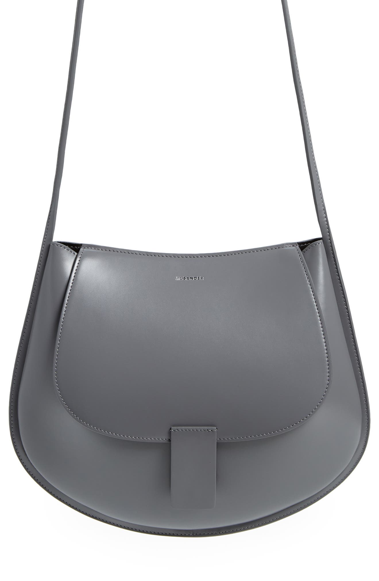jil sander crescent crossbody bolsa