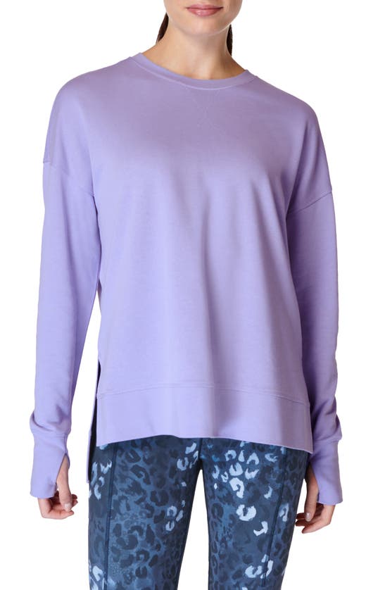 Sweaty Betty After Class Sweatshirt In Virtual Violet Purple