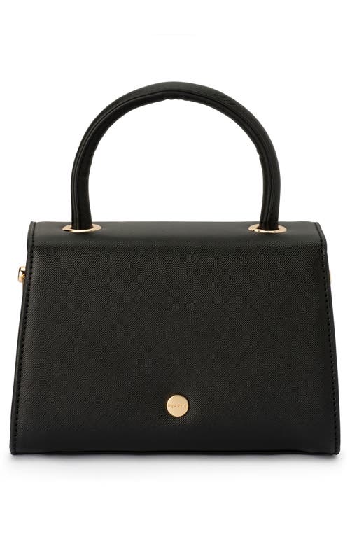 Olga Berg Sasha Top Handle Bag In Black