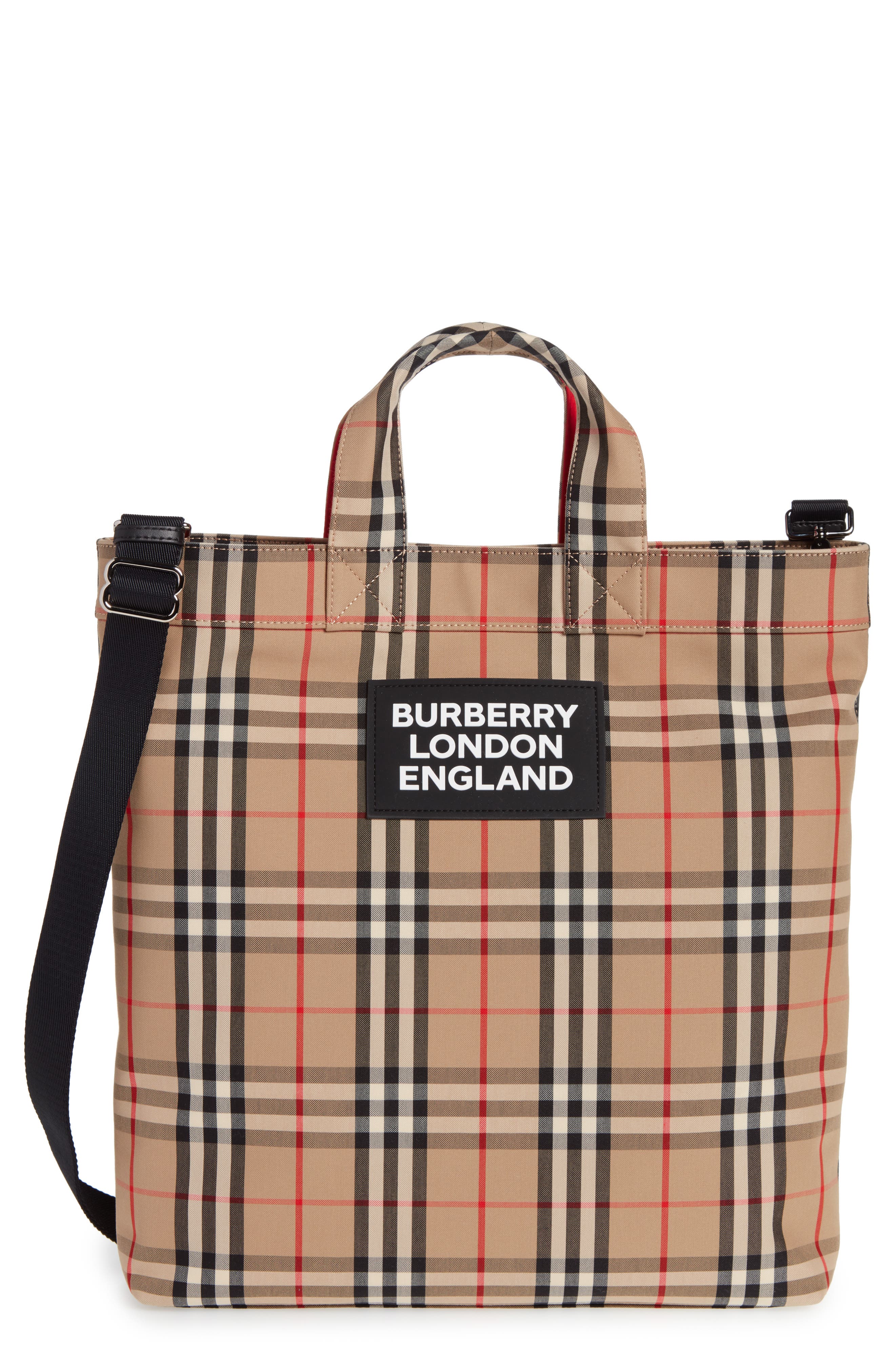 burberry canvas tote nordstrom