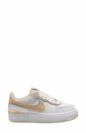 Nike Women's Court Legacy Lift Shoes, Size 7.5, White/Violet