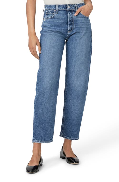 Paige Alexis High Waist Ankle Barrel Jeans In Blue