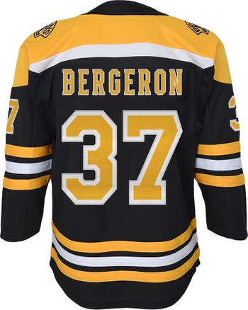 Patrice Bergeron Boston Bruins Youth Home Premier Player Jersey - Black