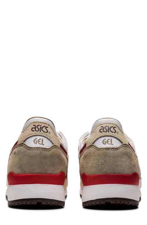 Shop Asics ® Gel-lyte Iii Og Running Shoe In Smoke Grey/red Alert