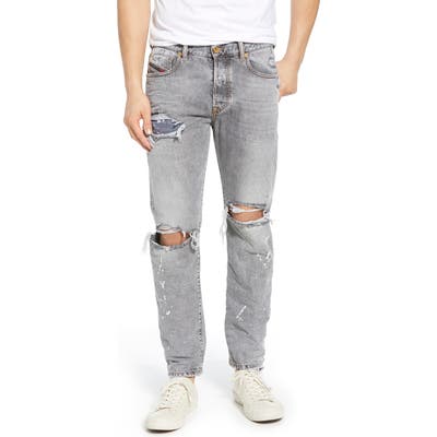 Diesel Mharky Slim Straight Leg Jeans, Grey