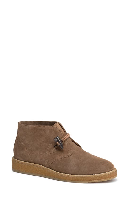 Trask Carissa Desert Bootie In Taupe Suede ModeSens