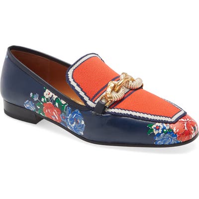 Tory Burch Jessa Horse Hardware Loafer, Blue