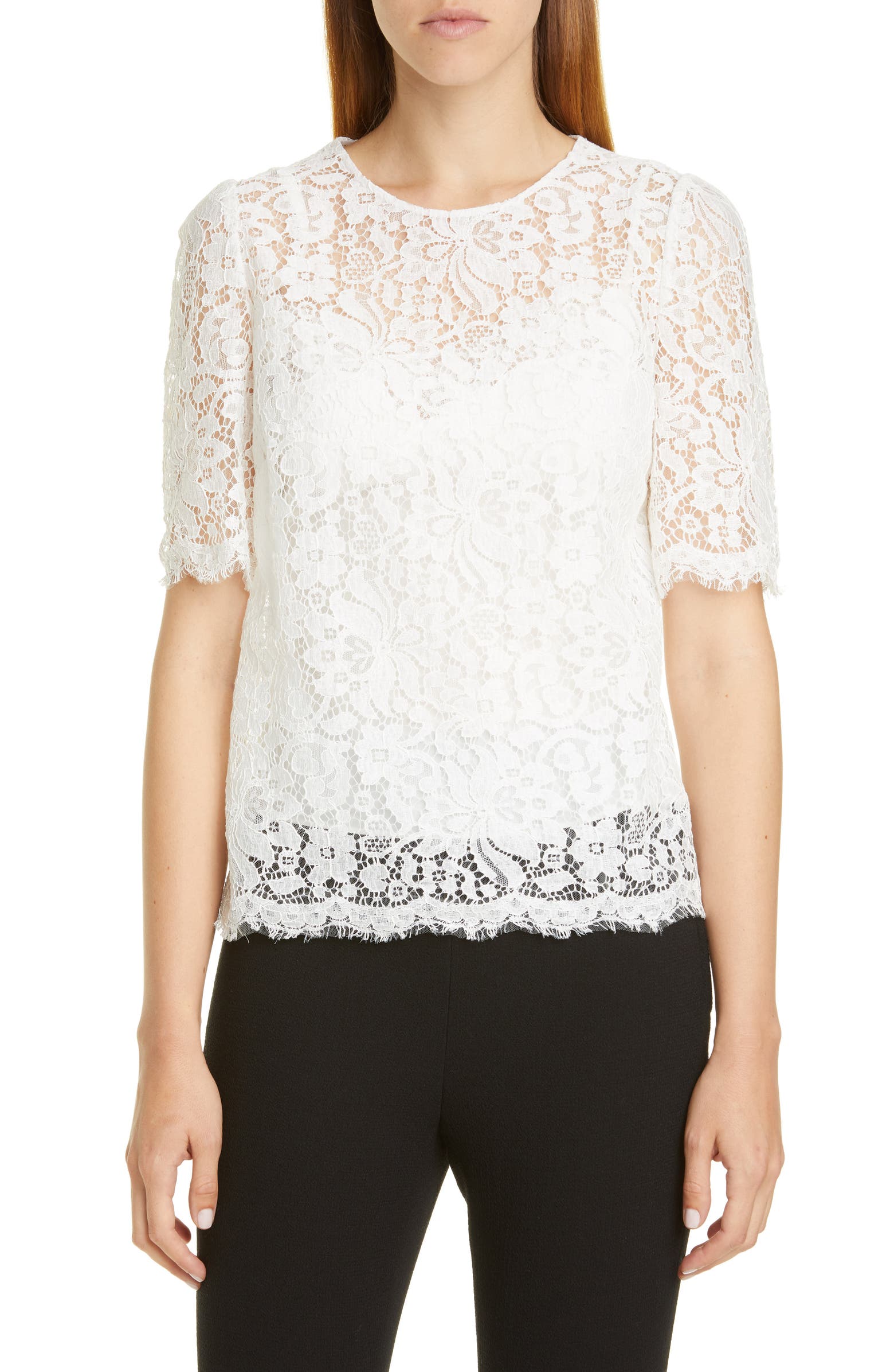 Dolce&Gabbana Lace Top | Nordstrom