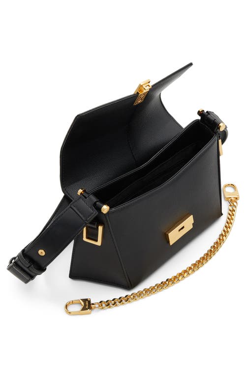 Shop Aldo Averil Faux Leather Shoulder Bag In Black