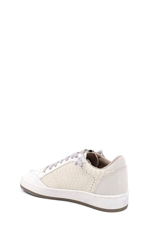 Shop Shushop Kids' Paz Sneaker In White/cherry