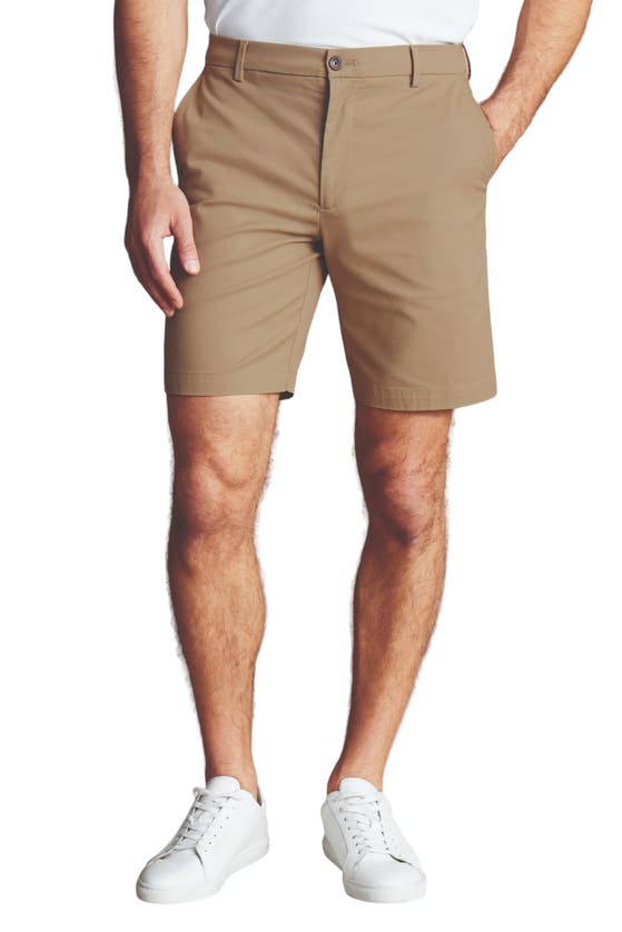 Shop Charles Tyrwhitt Cotton Shorts In Taupe