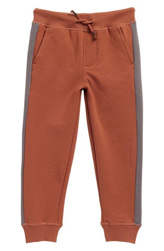 Click to view more detailed imagery on our partner's website Nordstrom Kids' Side Stripe Joggers In Brown Patina- Grey