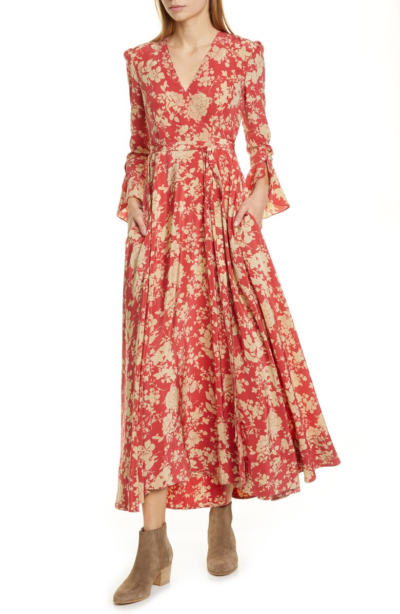 Polo Ralph Lauren Harlow Floral Wrap Dress | Nordstrom