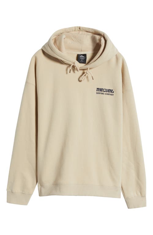 Rip Curl Surf Puff Print Graphic Hoodie In Natural