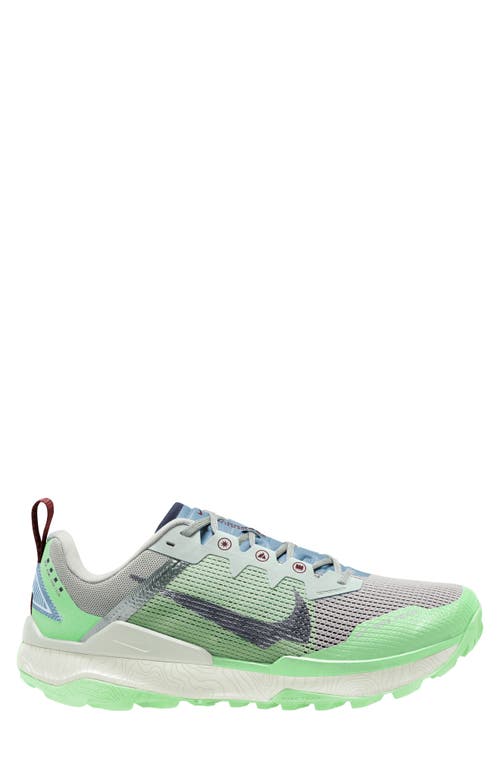 Nike Wildhorse 8 Trail Running Shoe In White/thunder Blue/green