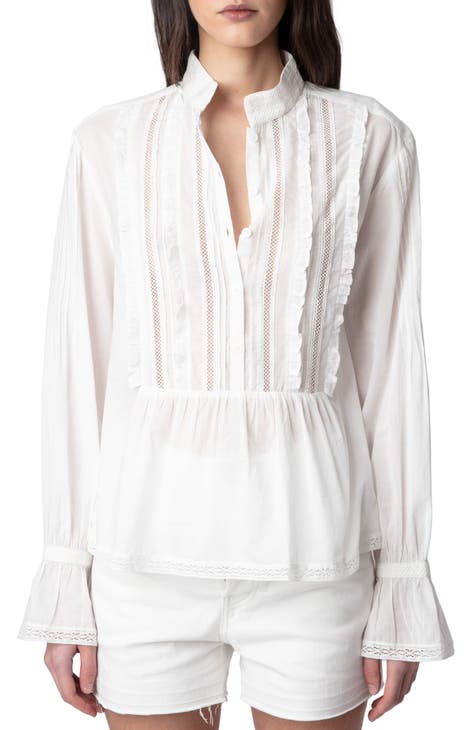 Tricia Ruffle Pullover Shirt