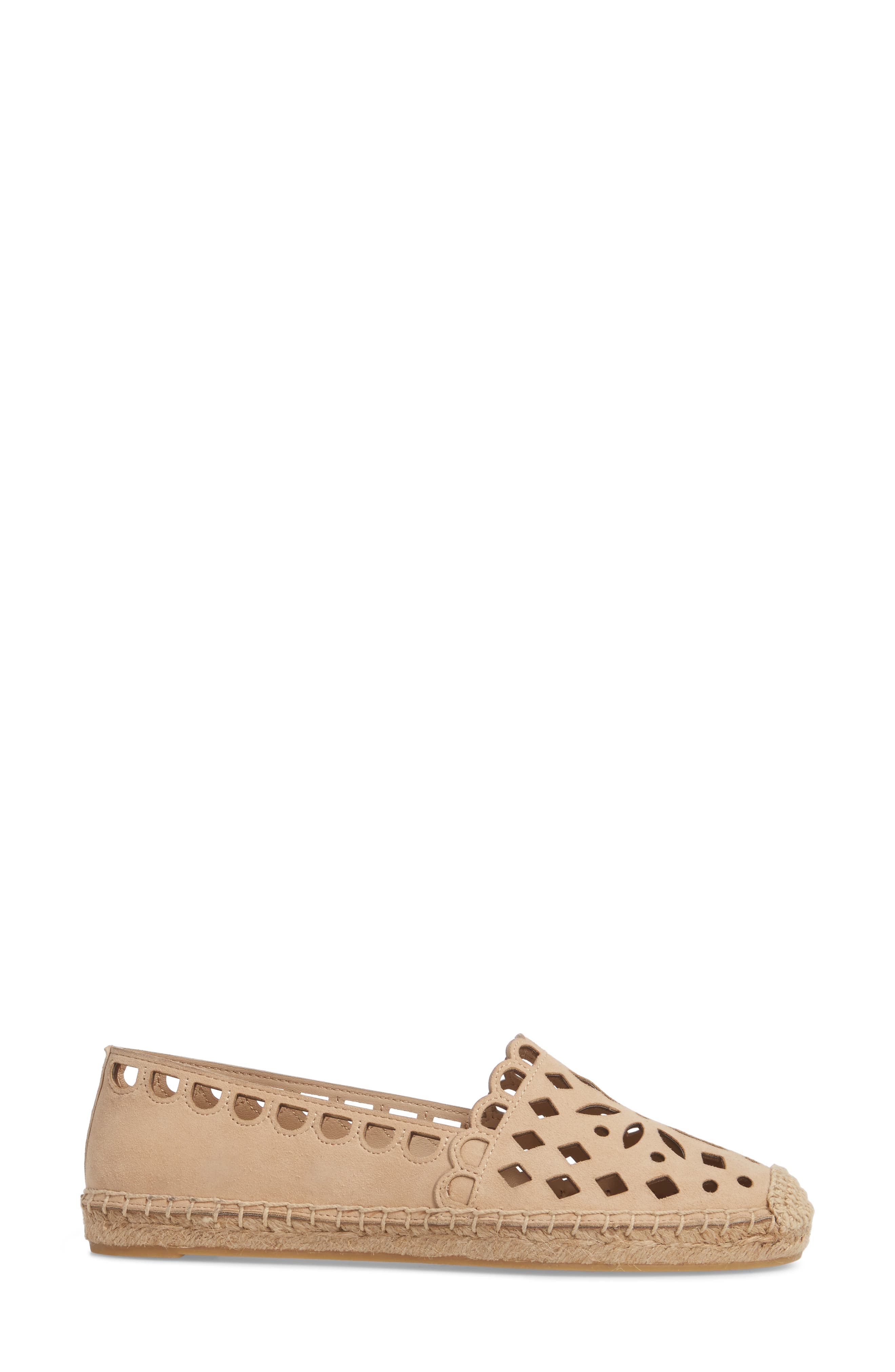 tory burch may perforated espadrille flat