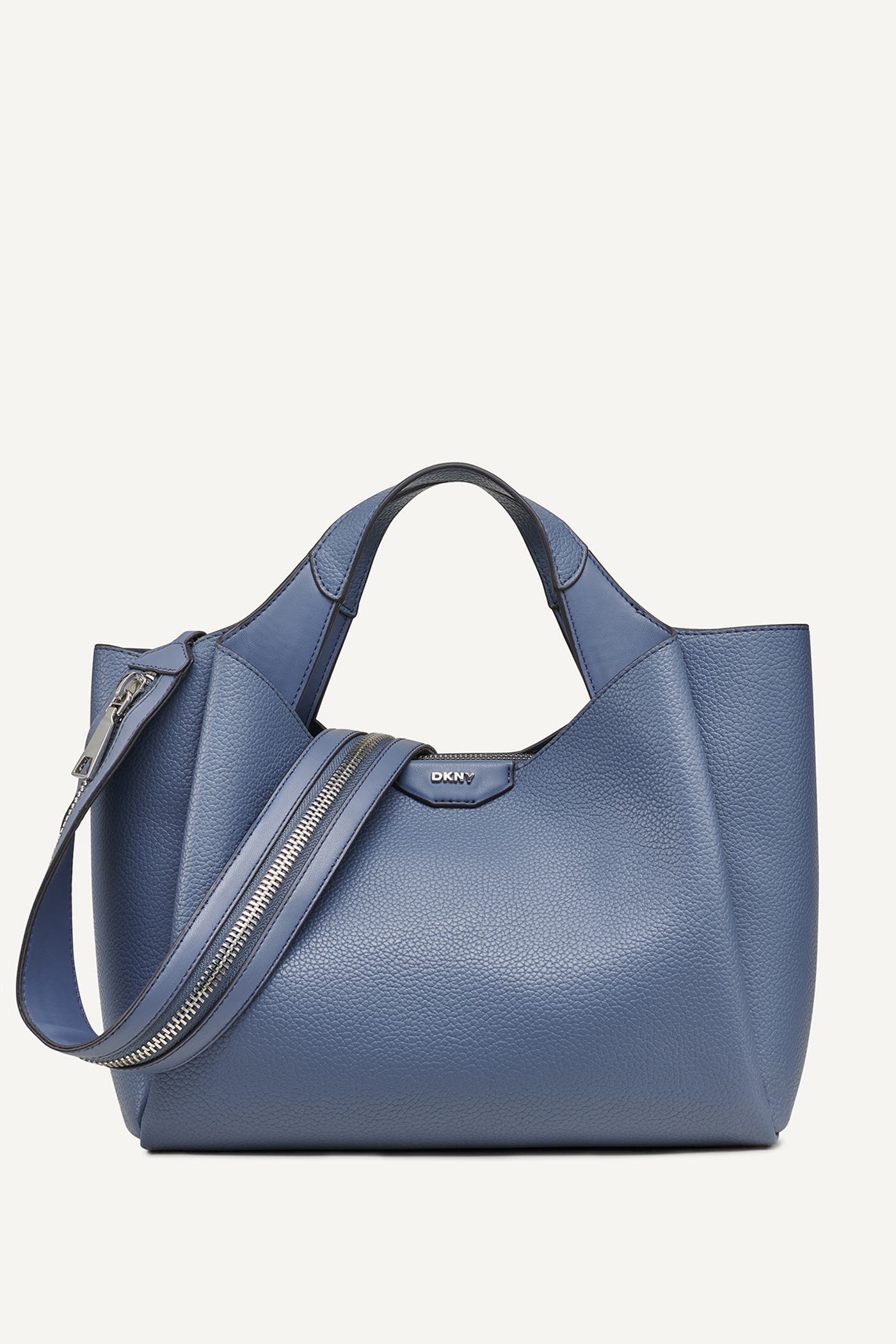 DKNY Willa Satchel in Steel Blue 