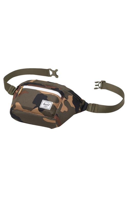 Shop Herschel Supply Co . Pop Quiz Belt Bag In Woodland Camo