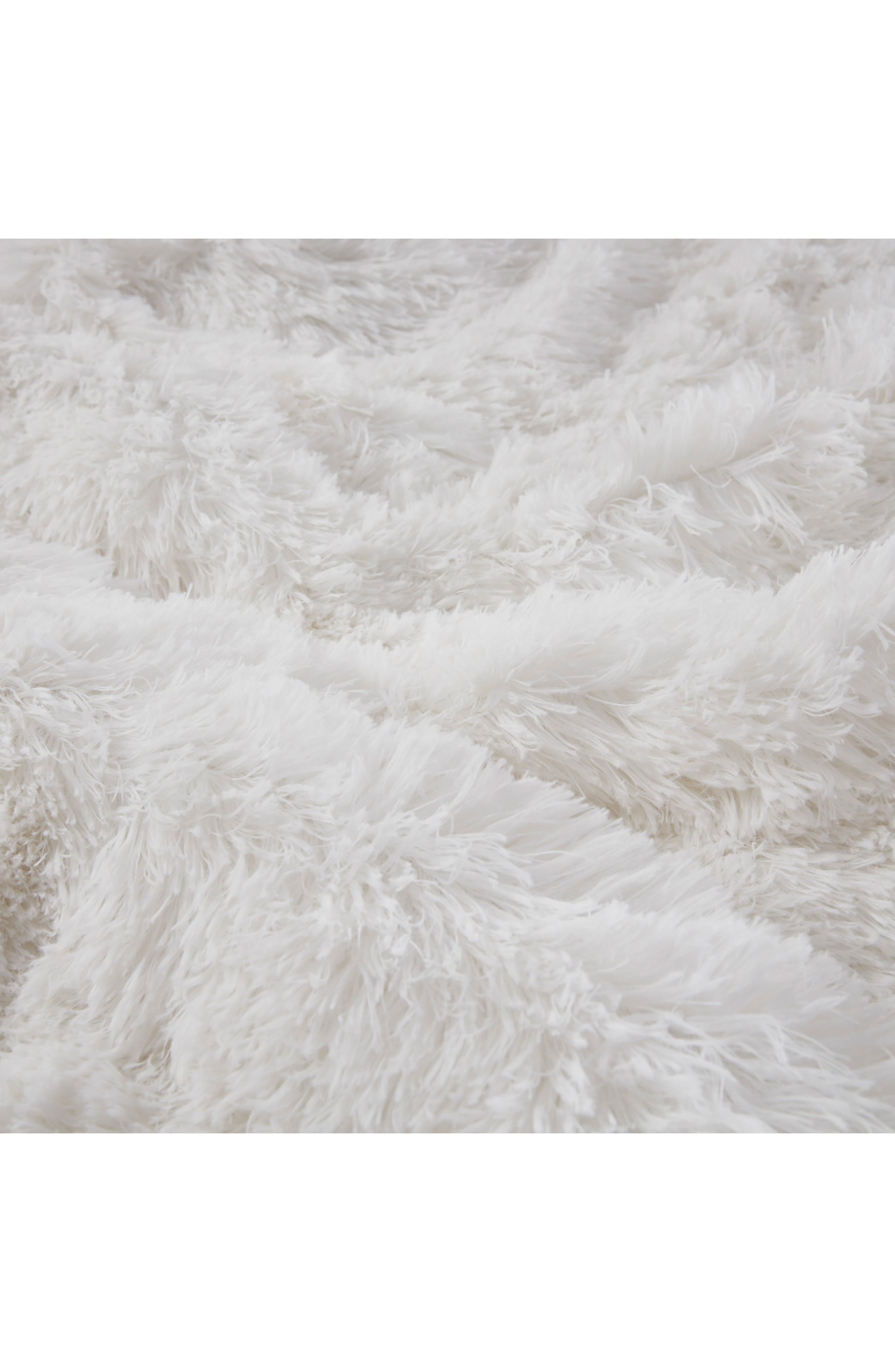 BEAUTYREST Malea Weighted Shaggy Faux Fur Blanket Nordstromrack