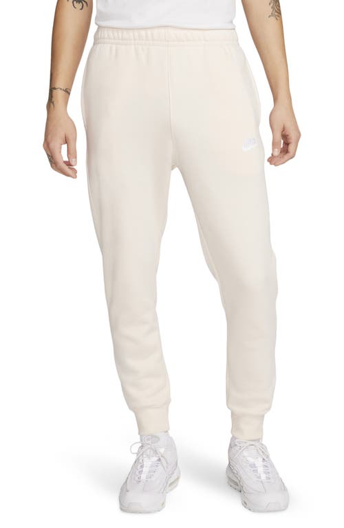 Nike Sportswear Club Pocket Fleece Joggers In White