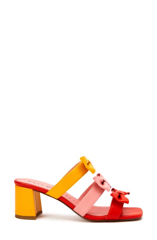 Shop Katy Perry The Bow Sandal In Mango/pink/orange