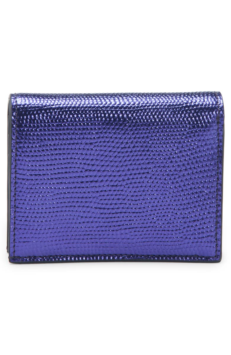 TOM FORD Mini Lizard Embossed Metallic Leather Wallet | Nordstrom