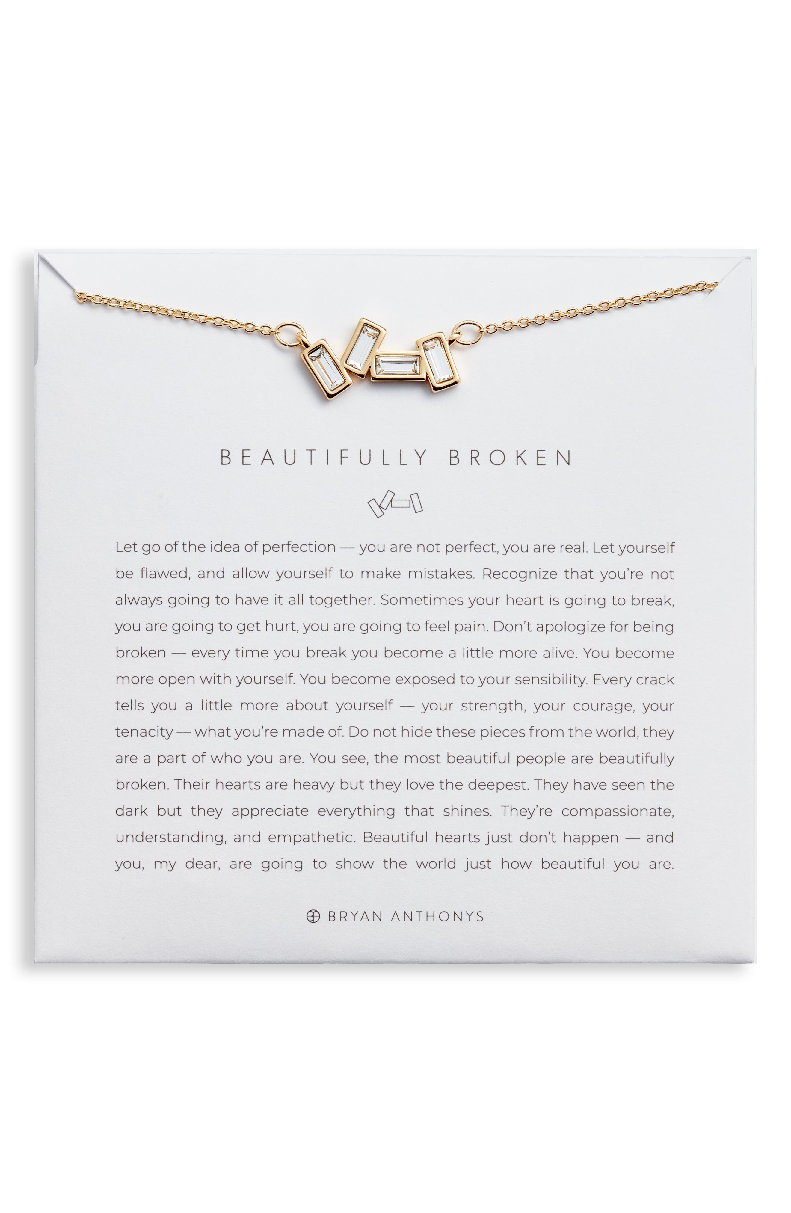 Bryan Anthonys Beautifully Broken Necklace in 14K Gold at Nordstrom