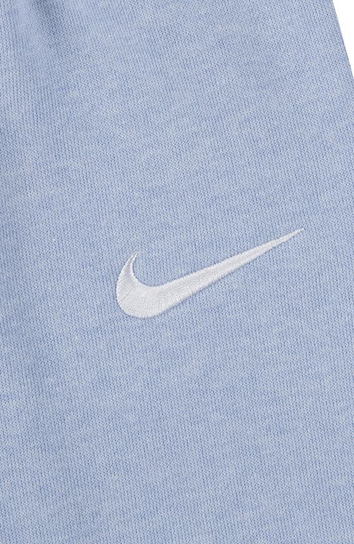 Shop Nike Essential Fleece Crewneck Sweatshirt & Joggers Set In Cobalt Bliss Heather